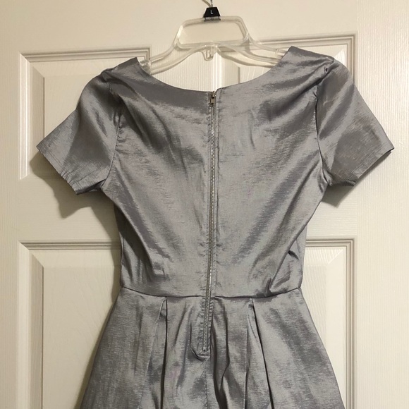 Charlotte Russe Silver Metallic Dress - Picture 5 of 8